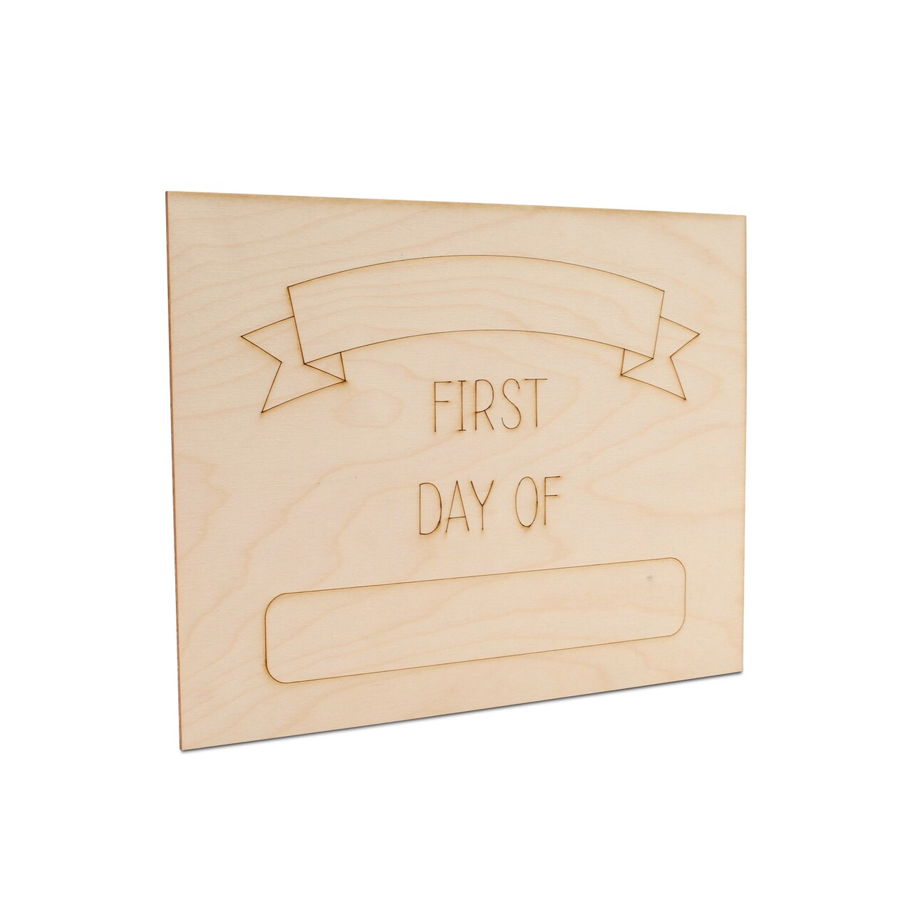 Back to School DIY First Day of School Sign 8-½" Wood Message Board |Woodpeckers